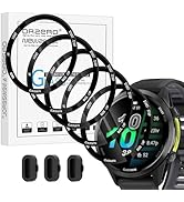 Orzero (5+3) Compatible for Garmin Forerunner 970/570 47mm, 5 Pack Watch Screen Protector + 3 Pac...