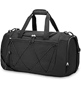 Vorspack Gym Bag for Men - 21 Inches Duffle Bag for Travel Lightweight Duffel Bag with Shoe Compa...
