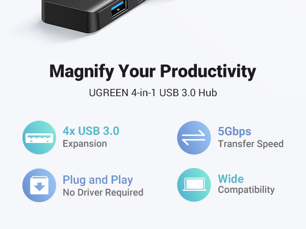 UGREEN USB Hub 4 Ports