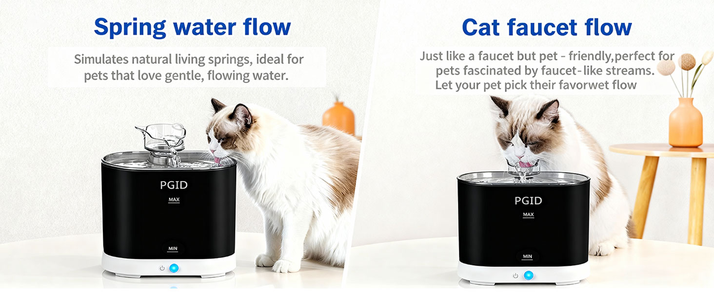 This is a black pet water fountain