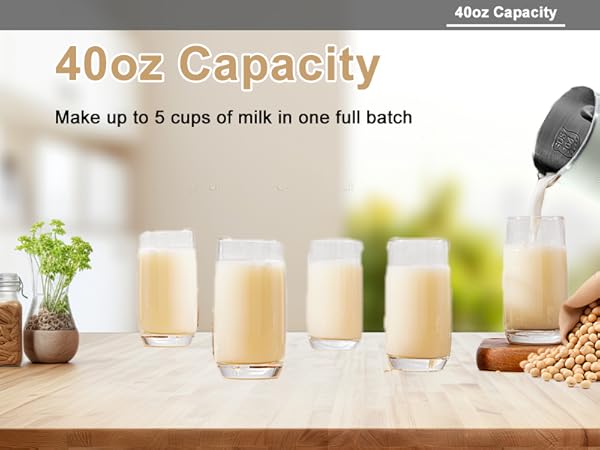 40OZ Large Capacity Automatic Soy Milk Maker
