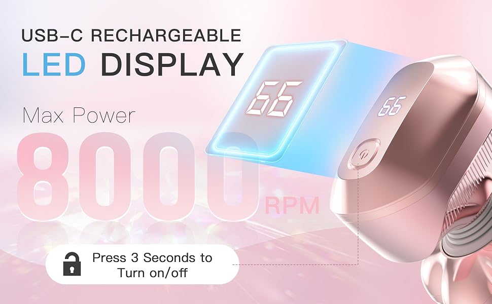 Women&amp;#39;s electric razor, flawless legs shaver, quick smooth shave anytime anywhere