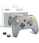 8Bitdo 64 Bluetooth Controller for Analogue 3D, Switch, Switch 2, Windows, Android – Hall Effect ...