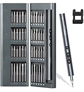 LOFICOPER Cordless Electric Screwdriver, 51 in 1 Mini Electric Screwdriver Set, with 48 Bits, Typ...