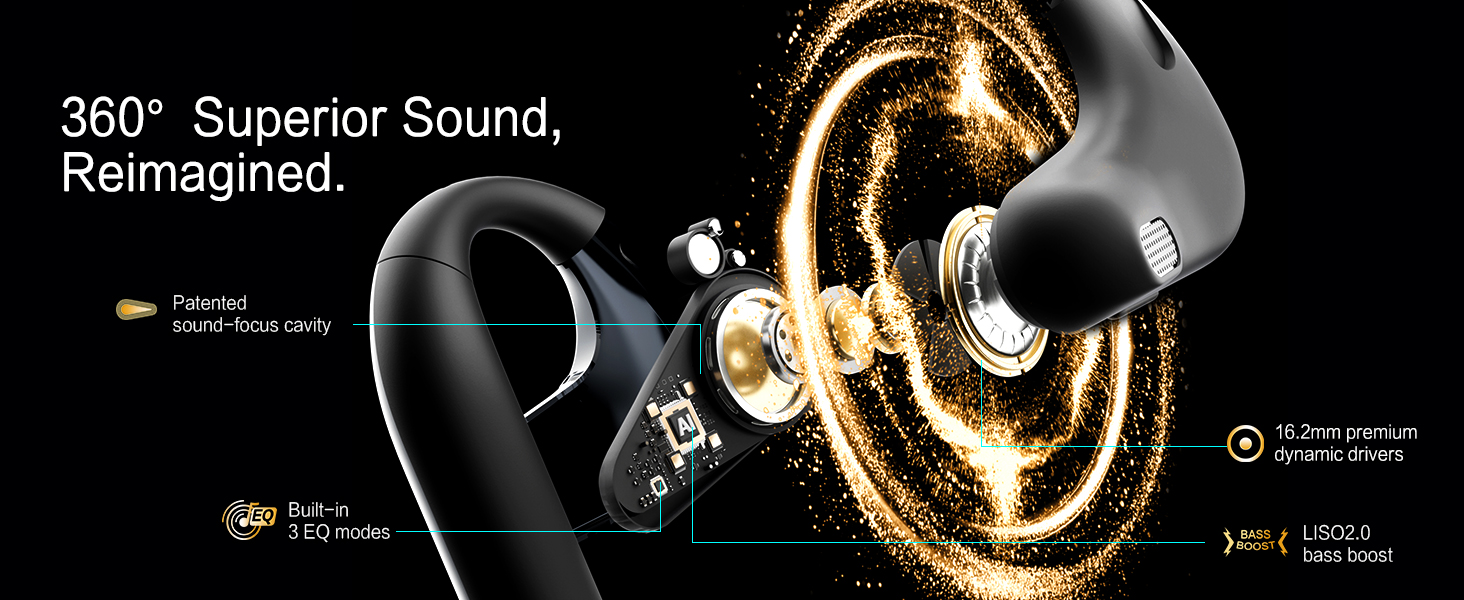 NEOQOQO open ear buds WITH Superior Sound