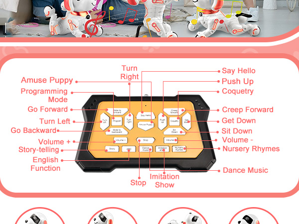 robot dog toys for kids 5-7