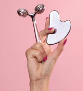 JAPONESQUE SKINTherapy Contouring Facial Tool V Roller for Lymphatic Drainage, Facial Massage, Re...