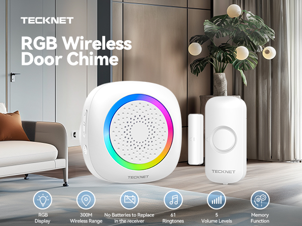 Wireless Door Chime Sensor Alarm