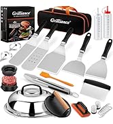 Grilliance 27pcs Griddle Accessories Kit for Blackstone, Professional Hibachi Flat Top Grill Tool...
