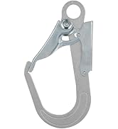 Housoutil Rebar Snap Hook, High Strength Alloy Steel Large Drop Forged Double Lock Rebar Snap Hoo...