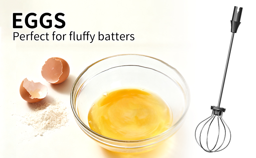 Perfect for fluffy batters