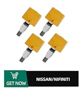 TPMS Sensor,315MHz Tire Pressure Monitor System 4-Pack for Nissan| Infiniti| Suzuki Replace# 4070...