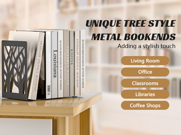 bookends for shelves