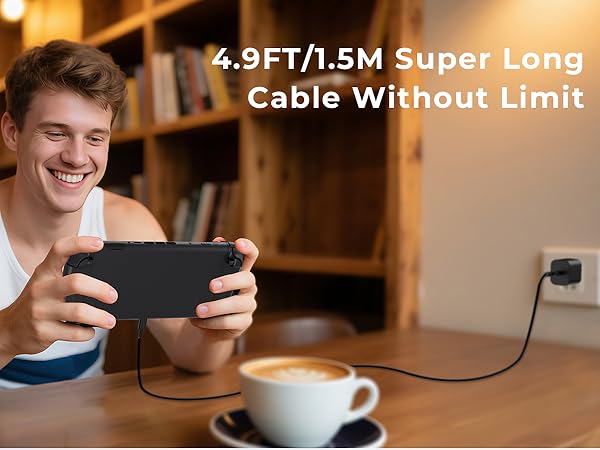 switch 2 switch power adapter power cord charging cable power supply switch lite oled dock cargador