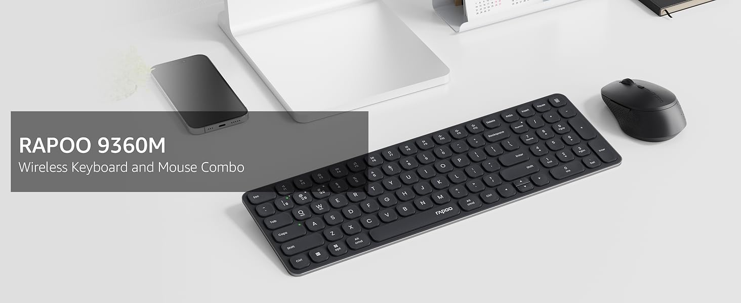 9360M Wireless Keyboard and Mouse Combo