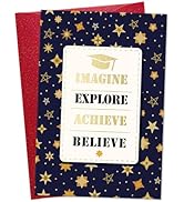 DISJOURNEY Graduation Card for Him Her - Congratulations High School College 2026 Graduation Gift...