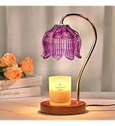 Purple Candle Warmer Lamp with Timer, Electric Candle Warmer Lamp, Birthday Gift for Women, Mom, ...
