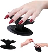 Raisetip Silicone Nail Polish Holder with Whale Tail Design &amp; Suction Cup Base - Steady Finger Se...