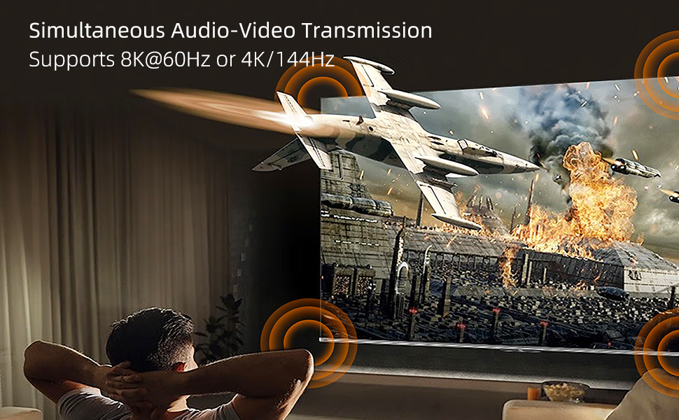 USB C 40Gbps Data Transfer Cable 240W PD Fast Charging 8K/4K HD Display Video Monitor Cable