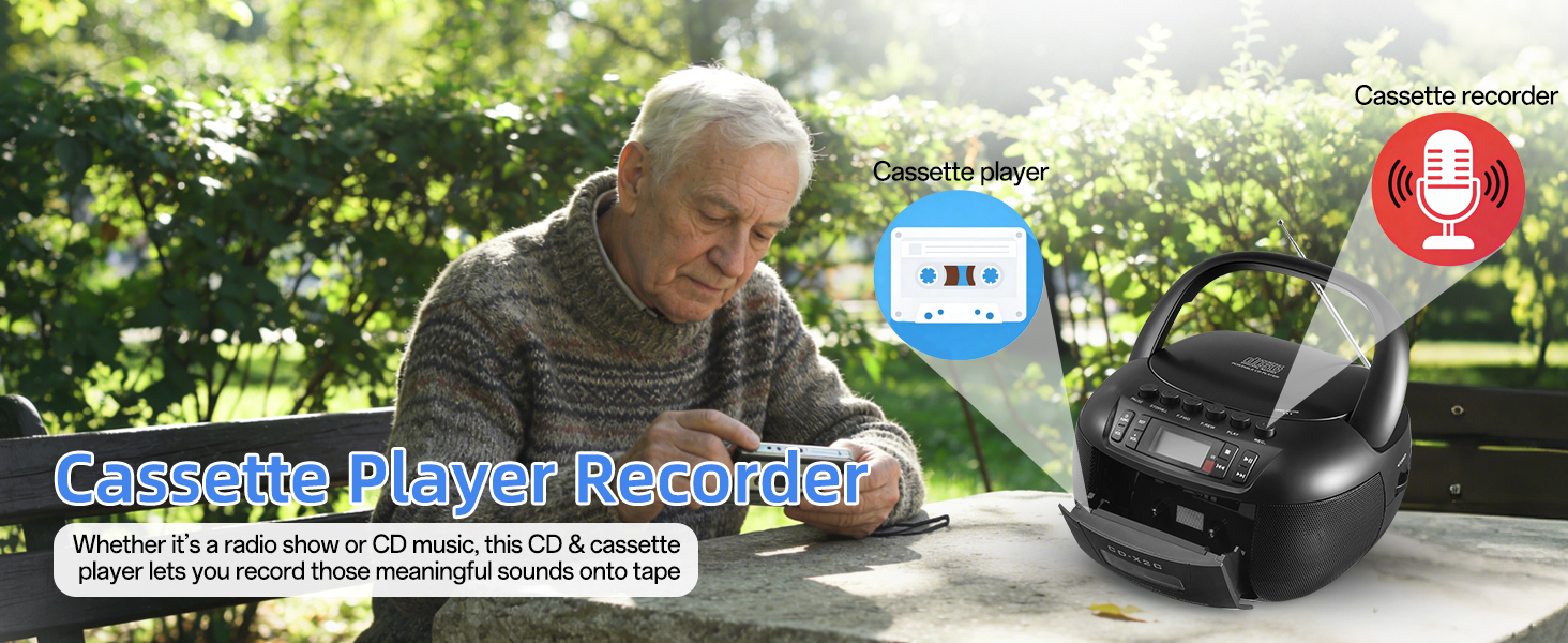 CD and Cassette Player
