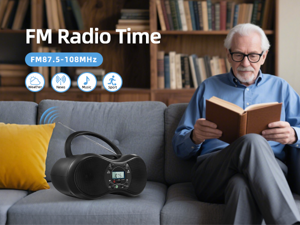 Portable CD Player Boombox