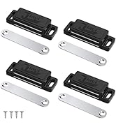 Cabinet Magnetic Door Catch, Jiayi 4 Pack Plastic Cupboard Door Magnets Heavy Duty Magnetic Cabin...