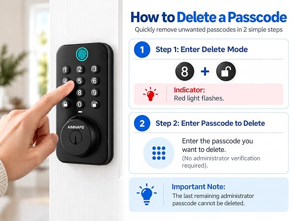remove keypad passcode home locks for front door unwanted access reset