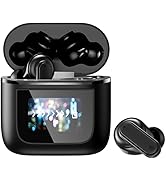 Wireless Headphones, Multi-Function Digital Display, and High-Looking Headphones, Suitable for Me...