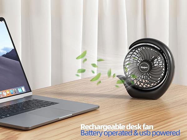 rechargeable table fan