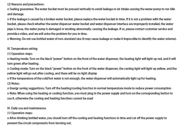 Countertop Water Dispenser