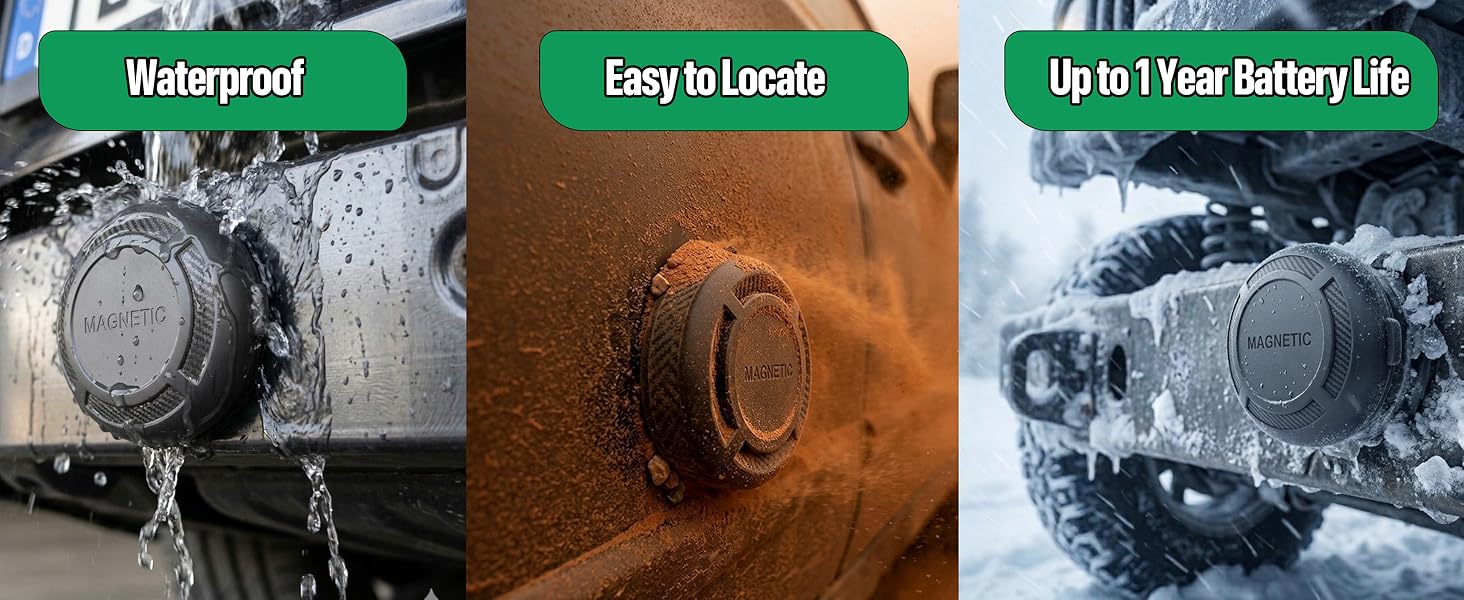 waterproof easy to locate