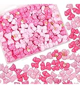 Resin Charms Slime Charms 50Pcs Pink Cute Resin Bow Embellishments Bulk Mixed Ornament Decoration...