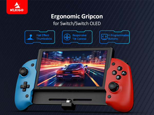 The product concept illustration of NexiGo Ergonomic Gripcon