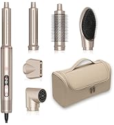 UKLISS Hair Dryer Brush 6 in 1,110000 RPM Hair Dryer with Portable Storage Bag, Fast Drying &amp; Aut...