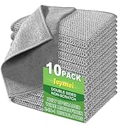 Jeymei 10 Counts Multipurpose Wire Dishwashing Rag,Non Scratch Wire Dishcloth,Microfiber Miracle ...