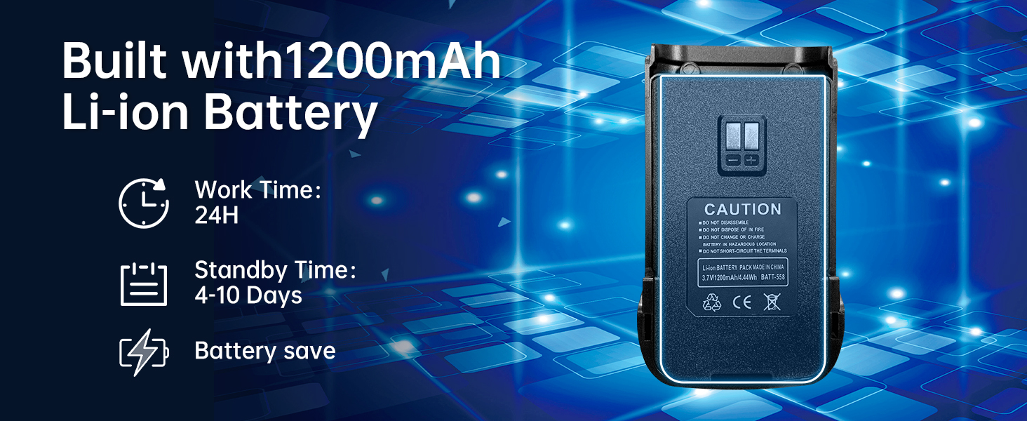 Rechargeable Walkie Talkie