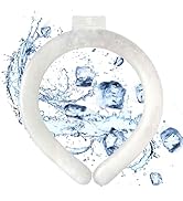 Neck Cooling Tube, Reusable Wearable Cooling Neck Wraps for Summer Heat, Cooling Starts at 28°C, ...