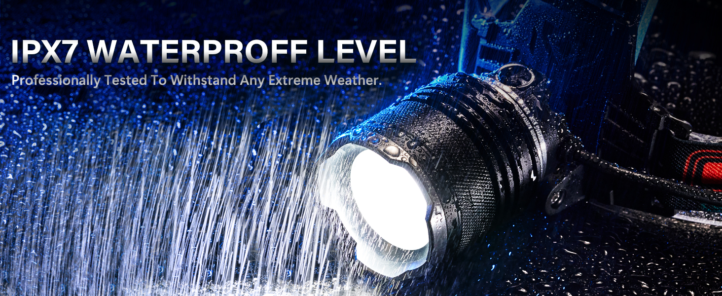 waterproof headlamp