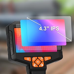 endoscope camera with light