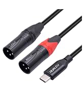 USB C TO Dual XLR Male audio cable