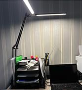 SKYLEO Led Desk Lamp for Home Office - 2400LM Ultra Bright Desk Light -Eye Caring Desk Lamp with ...