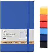 SUIN Hardcover-Journal-Notebooks, A5 Lined Journals Notebook for Writing 200 Pages, 8.2 x 5.5 inc...