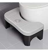 Recximi Squatting Potty Stool, Toilet Stool Poop Stool Squat Adult, 7 Inch Bathroom Stools for Ad...