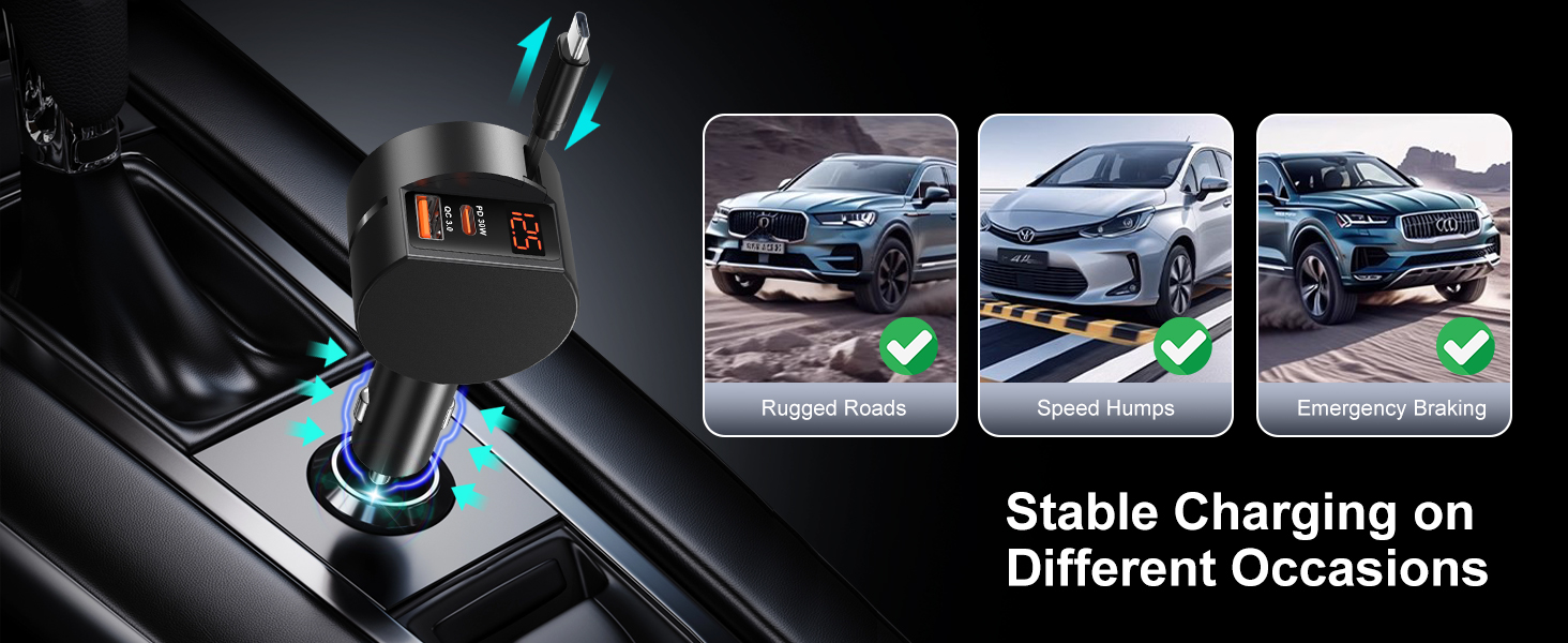 retractable car charger