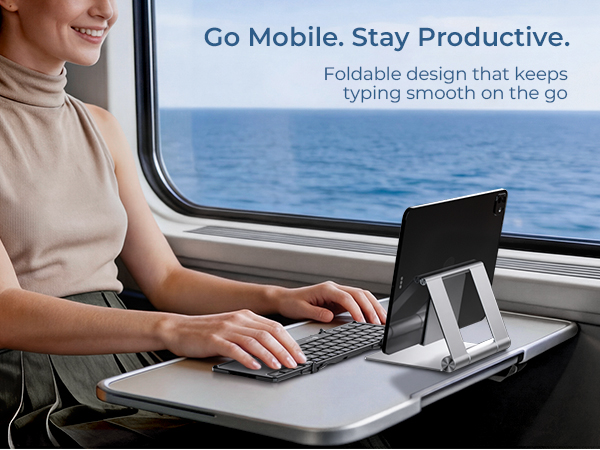 Foldable Keyboard with Touchpad