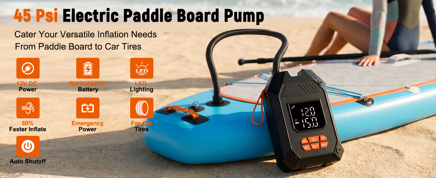 air pump for inflatables paddleboard accessories