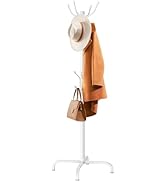 Pipishell Coat Rack with 14 Hooks, Freestanding Coat Rack Stand for Entryway, Hallway, Bedroom, a...