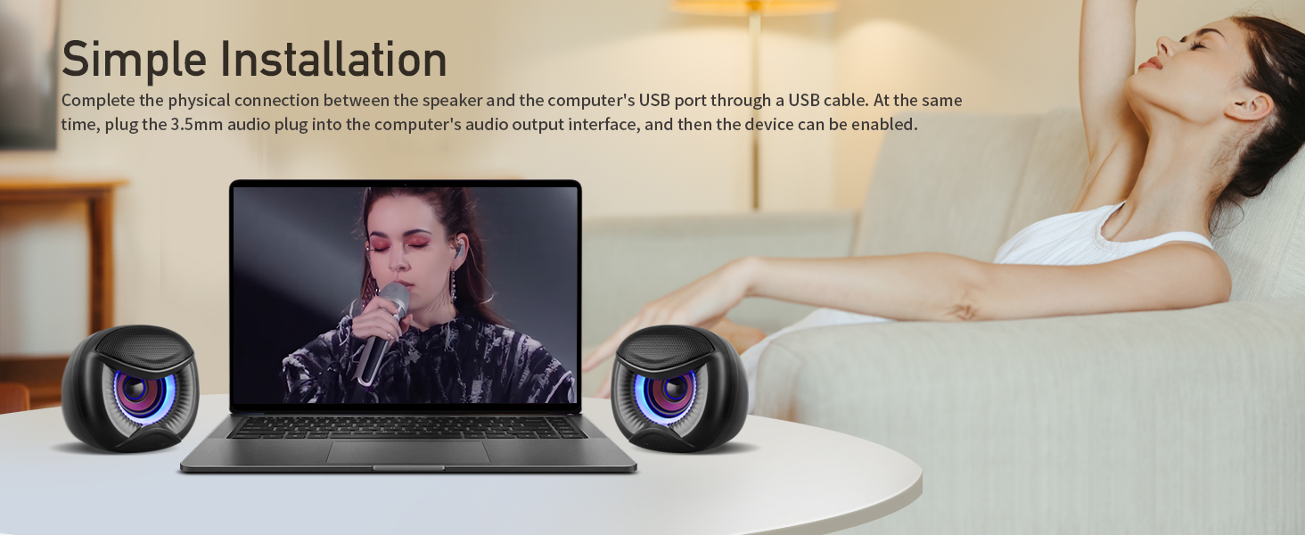 Desktop Speaker Mounting Style