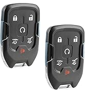 Smart Key Fob Keyless Entry Remote fits 2015-2020 Chevy Suburban/Tahoe/GMC Yukon + Yukon XL (HYQ1...