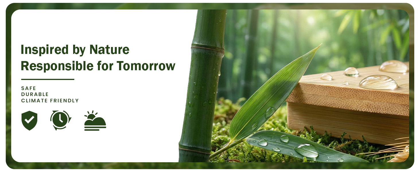 TIRYIUOU Corner Bread Box for Kitchen Countertop Bamboo Storage Container for Homemade Bread